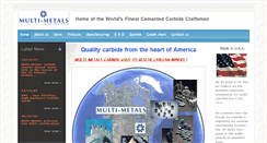 Desktop Screenshot of multi-metals.com
